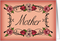 Mother Roses - Blank Note Card