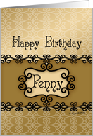 Happy Birthday Penny card