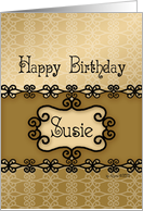 Happy Birthday Susie card