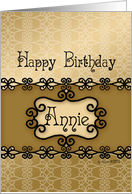 Happy Birthday Annie, Name Specific Birthday card