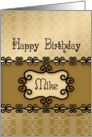 Happy Birthday Mike, Name Specific Birthday card