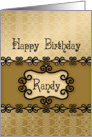 Happy Birthday Randy, Name Specific Birthday card