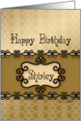 Happy Birthday Shirley, Name Specific Birthday card