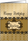 Happy Birthday Shelley, Name Specific Birthday card