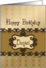 Happy Birthday Daniel, Name Specific Birthday card