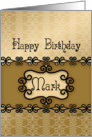 Happy Birthday Mark, Name Specific Birthday card