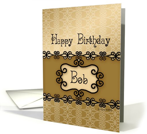 Happy Birthday Bob, Name Specific Birthday card (724833)