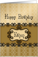 Happy Birthday Ethan, Name Specific Birthday card