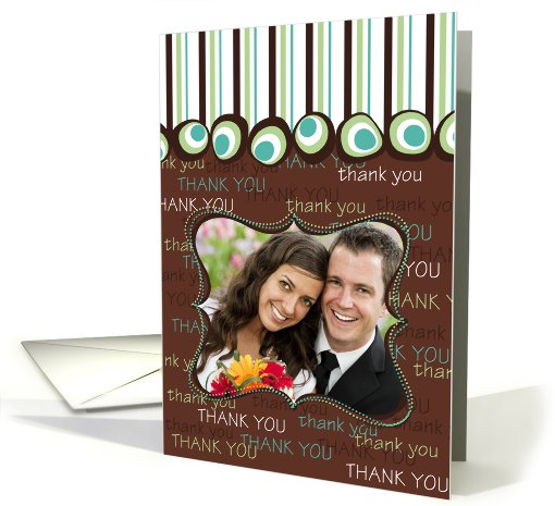 Thank You For the Wedding Gift Photo card (871911)