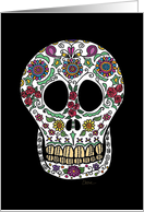 Decorated Skull, Sugar Skull, Blank Inside card