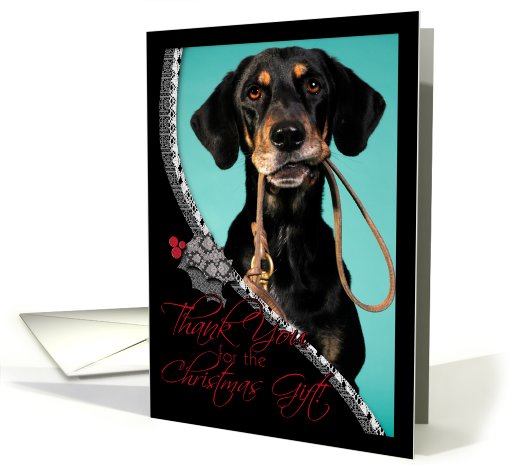 Thank You For the Christmas Gift Holiday Photo card (889521)
