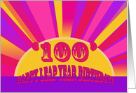 Happy Leap Year Birthday! 100 Years Old card