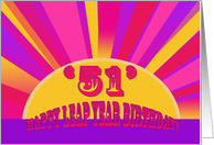 Happy Leap Year Birthday! 51 Years Old card