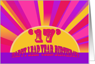 Happy Leap Year Birthday! 17 Years Old card
