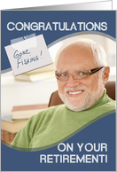 Congratulations On Your Retirement Postal Worker Photo Card