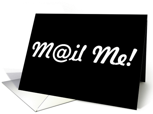 Mail Me! SMS/Texting, Blank Inside card (908421)