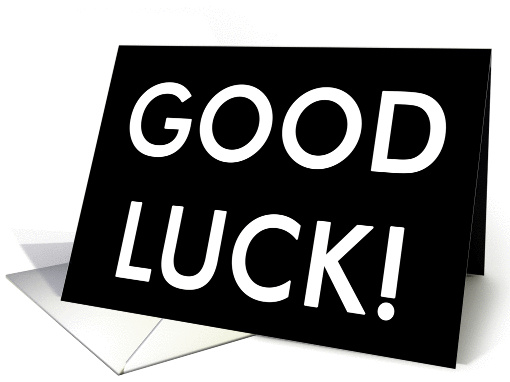 Good Luck! Any Occasion, Blank Inside Note card (908447)