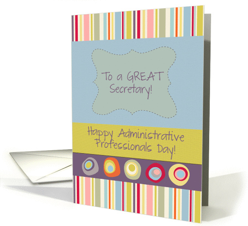 Secretary, Happy Administrative Professionals Day, Modern