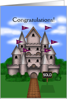 Congratulations! You Sold Your Home, Castle card