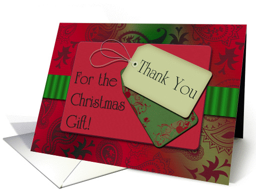 Christmas Gift Thank You, Scrapbook Style Thank You Tags &... (967731)