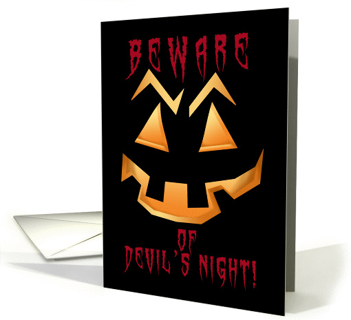 Devil's Night, Mischief Night, Hell Night, Scary Pumpkin... (970575)