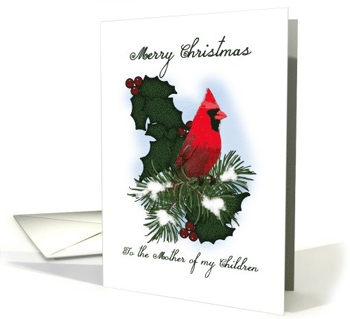 To The Mother of My Children, Merry Christmas, Cardinal,... (999291)