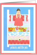 princess and the pea card