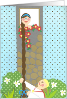 rapunzel card