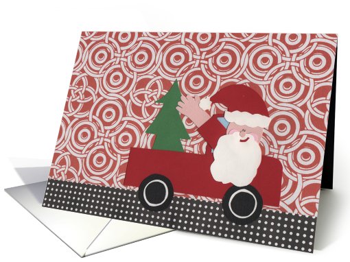 Santa's truck card (713446)