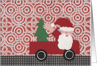 Santa’s truck card