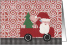 Santa’s truck card