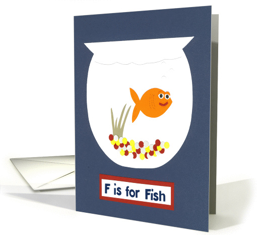 f is for fish card (74881)