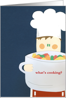 what’s cooking? card