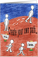 Create Your Own Path card