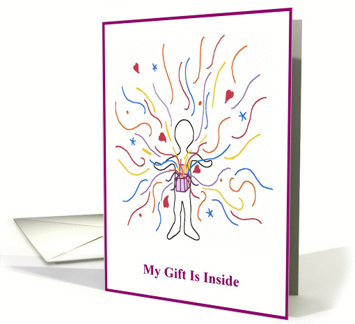 My Gift Is Inside card (75539)