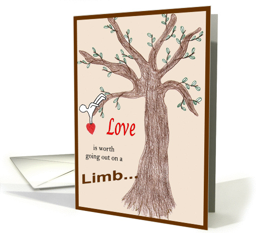 Love on a limb card (76071)