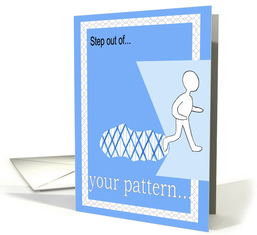 Step out of your pattern card (76206)