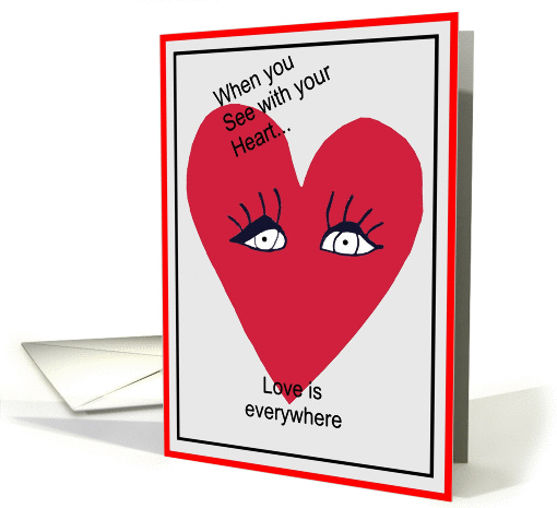 See with your heart card (76324)