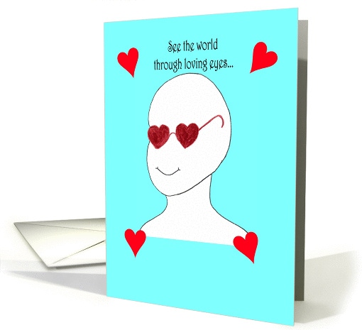 Loving eyes card (76328)