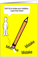 Learn from Mistakes card
