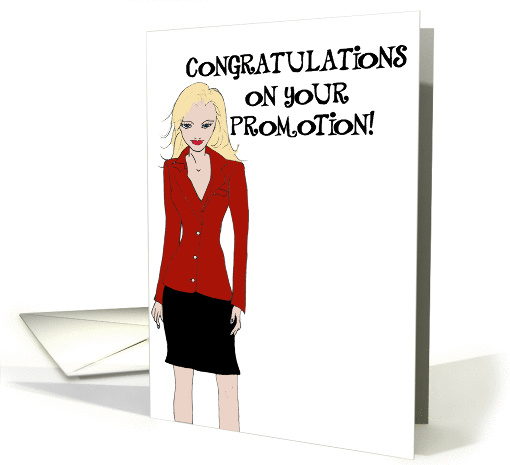 Congratulation on your promotion for Her card (107745)