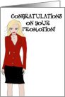 Congratulation on your promotion for Her card