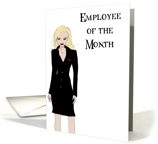 Employee of the month card (107747)