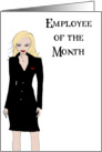 Employee of the month card