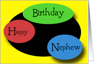 Happy Birthday Nephew card