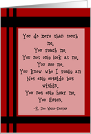 You Listen card