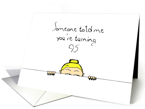 Turning 95 card (178639)