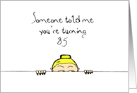 Turning 85 card