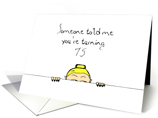 Turning 75 card (180204)