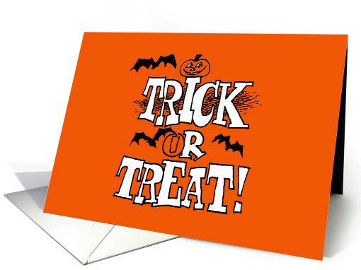 Trick or Treat card (91615)